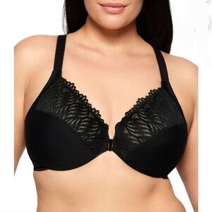 Glamorise Size 38G Full Figure Style 1246 Front Close lace Wonderwire Lot 2 Bras